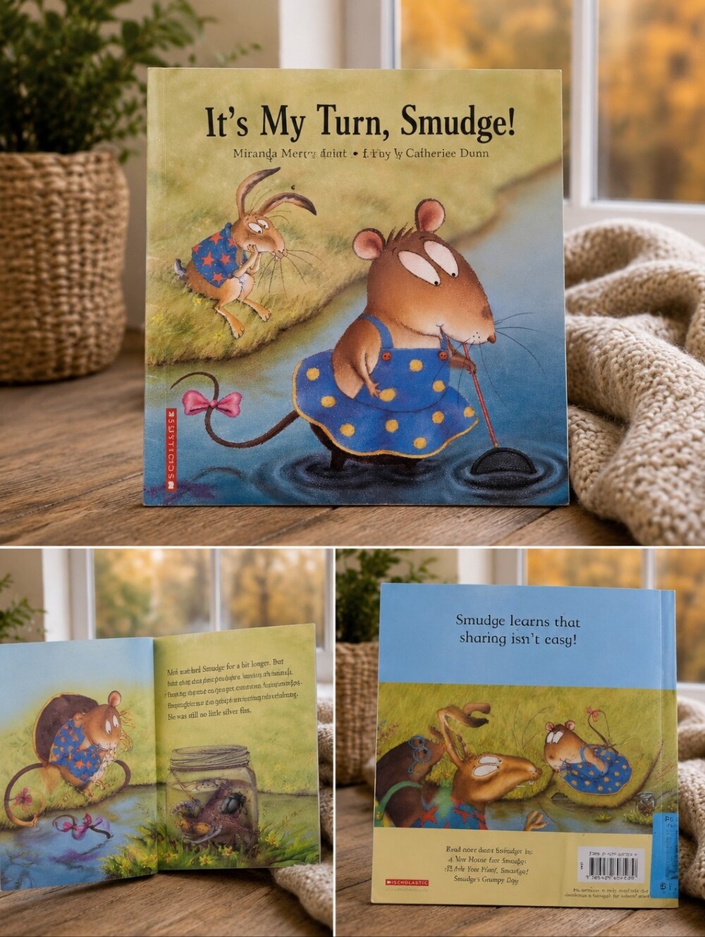 It’s My Turn Smudge! Miranda Merrow Scholastic Children’s Picture Book